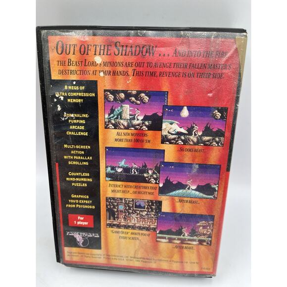 Shadow of the Beast II (Sega Genesis, 1992) TESTED! - Picture 2 of 9